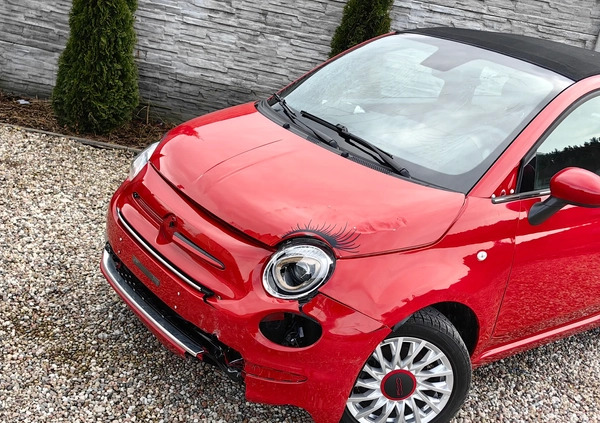 Fiat 500 cena 32900 przebieg: 29900, rok produkcji 2022 z Kłodzko małe 301